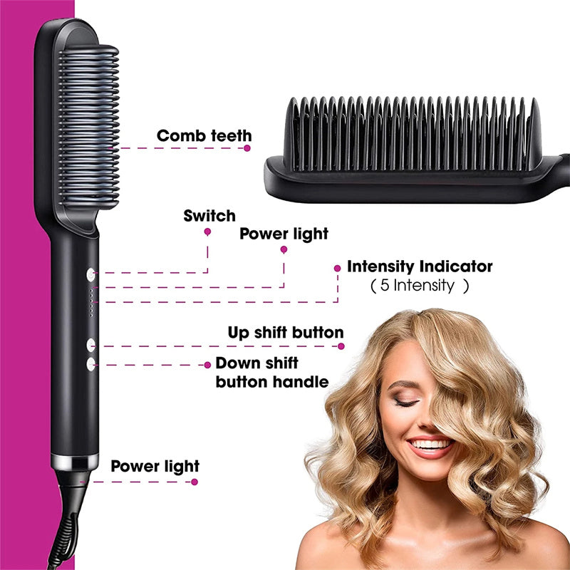 Seréne™Heated Straightening Comb